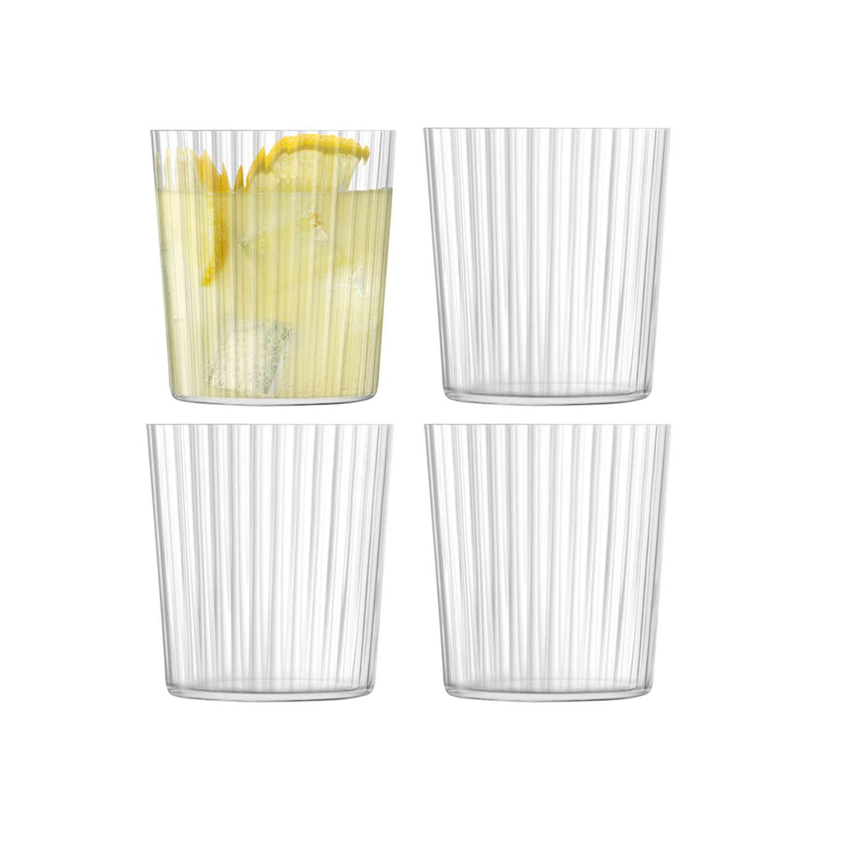 LSA | Tumbler GIO LINE, klar, 390ml, 4er Set