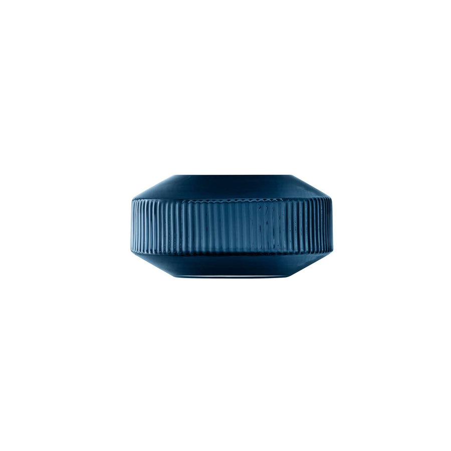 LSA | Vase ROTUNDA, sapphire, H14cm