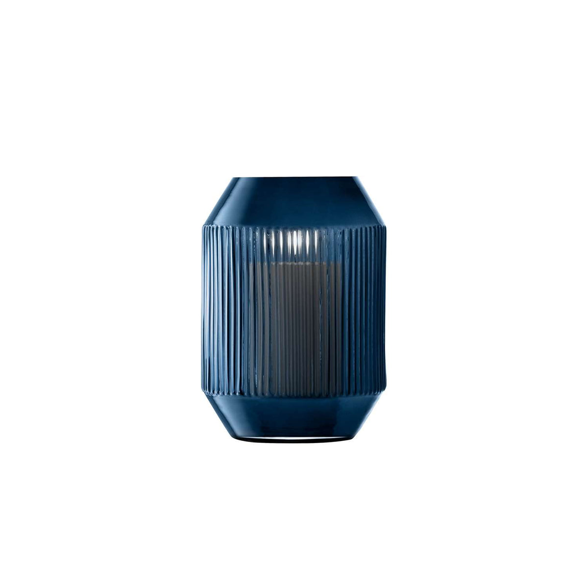 LSA | Vase ROTUNDA, sapphire, H26cm