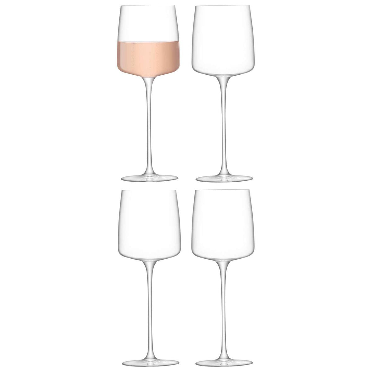 LSA | METROPOLITAN wine glass, clear, 350ml, set of 4
