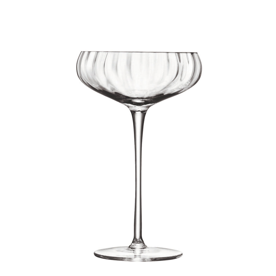 LSA | AURELIA champagne glass, clear, 300ml, set of 2