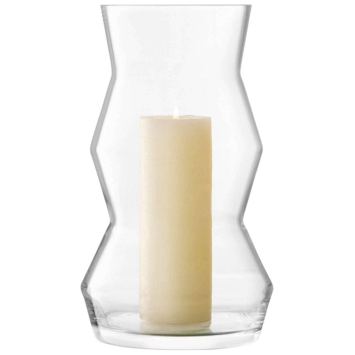 LSA | Vase, SCULPT, crystal clear, H36 cm