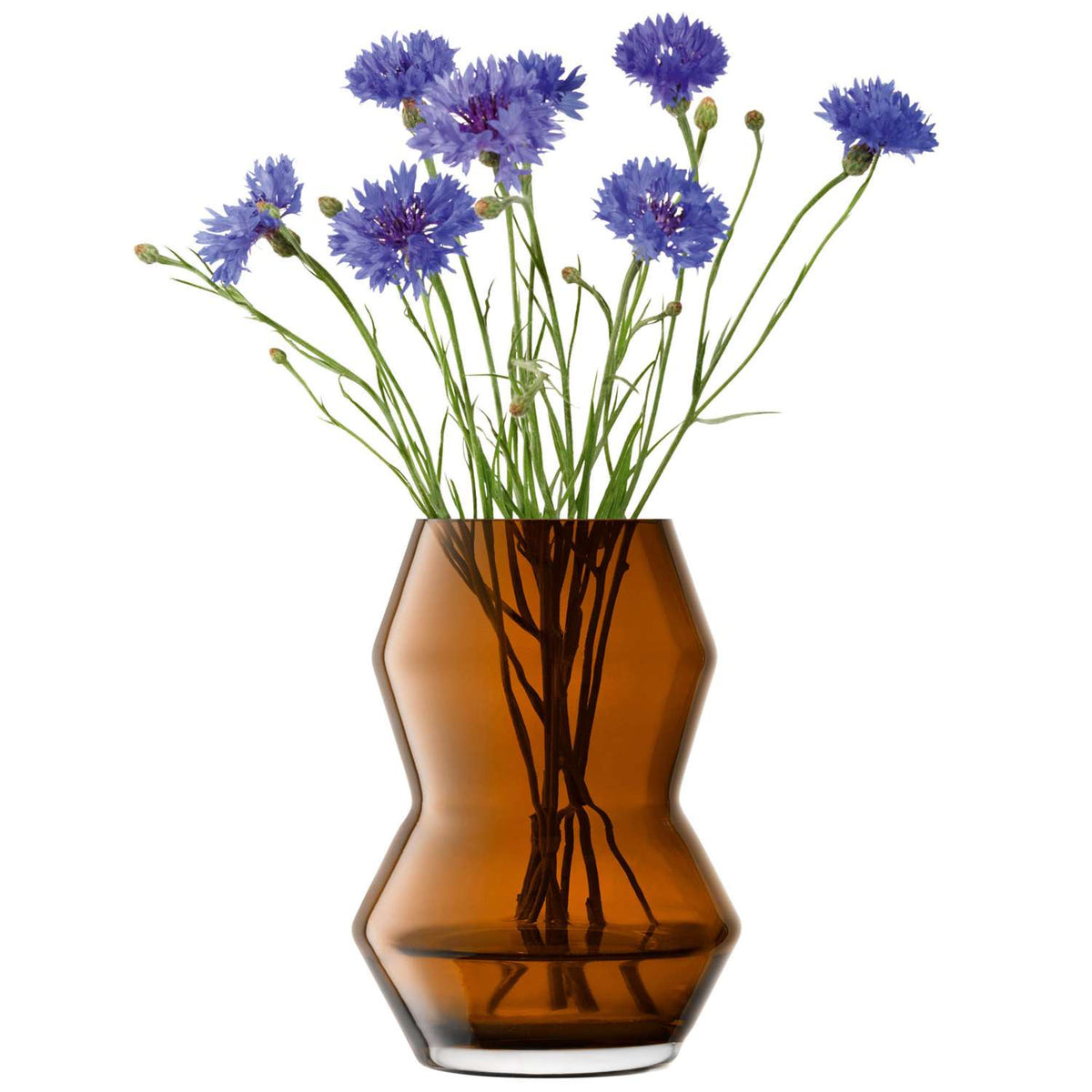 LSA | Vase, SCULPT, brown, H16 cm