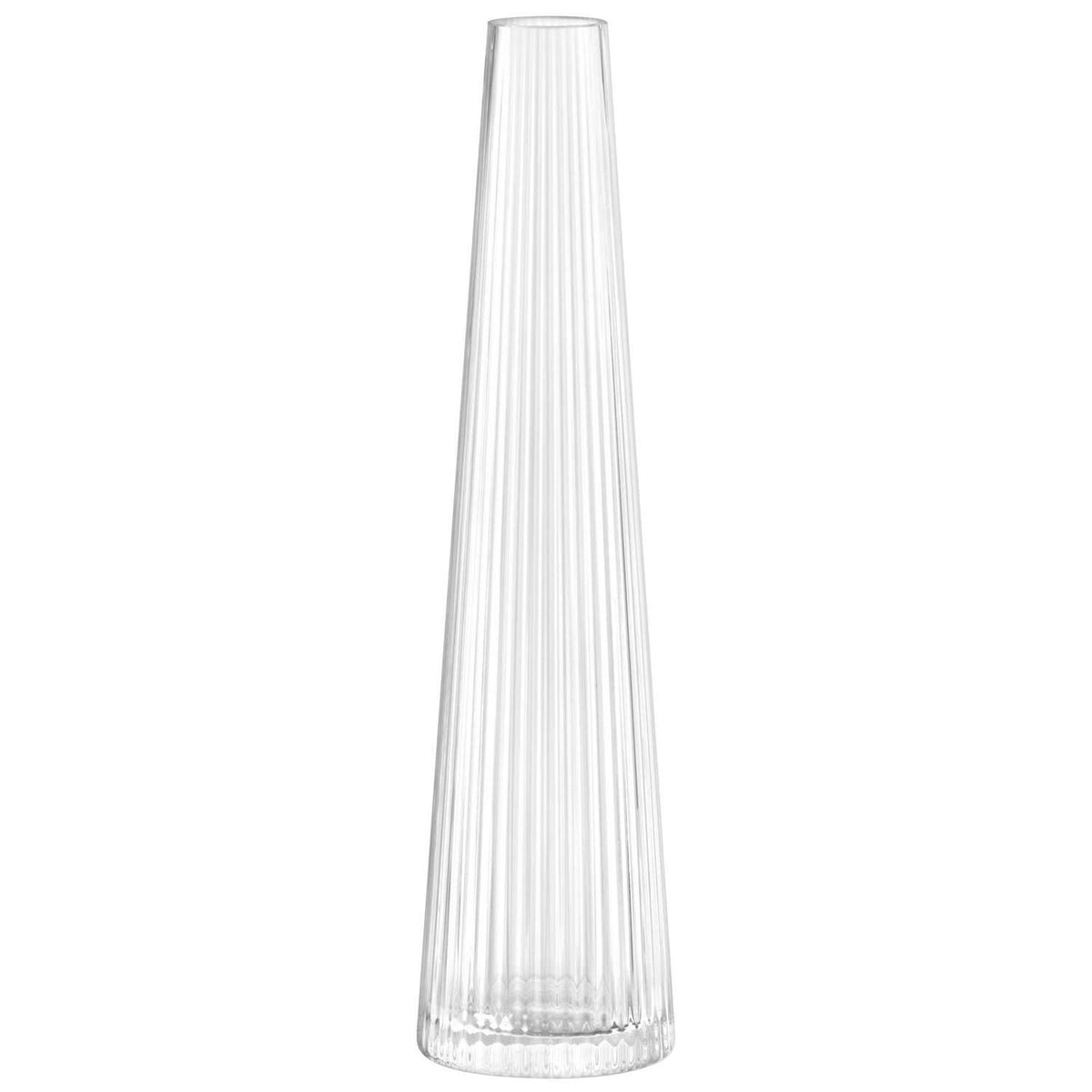 LSA | Candle holder, BEACON, crystal clear, 34 cm