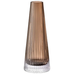 LSA | Candle holder, BEACON, brown, H22 cm