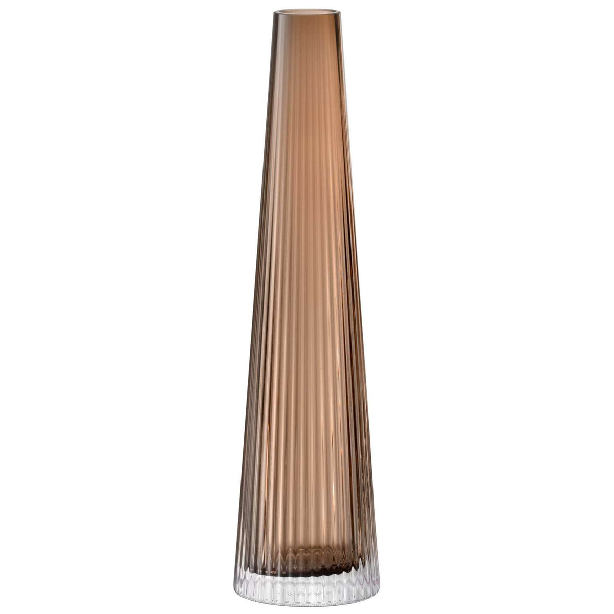 LSA | Candle holder, BEACON, brown, 34 cm
