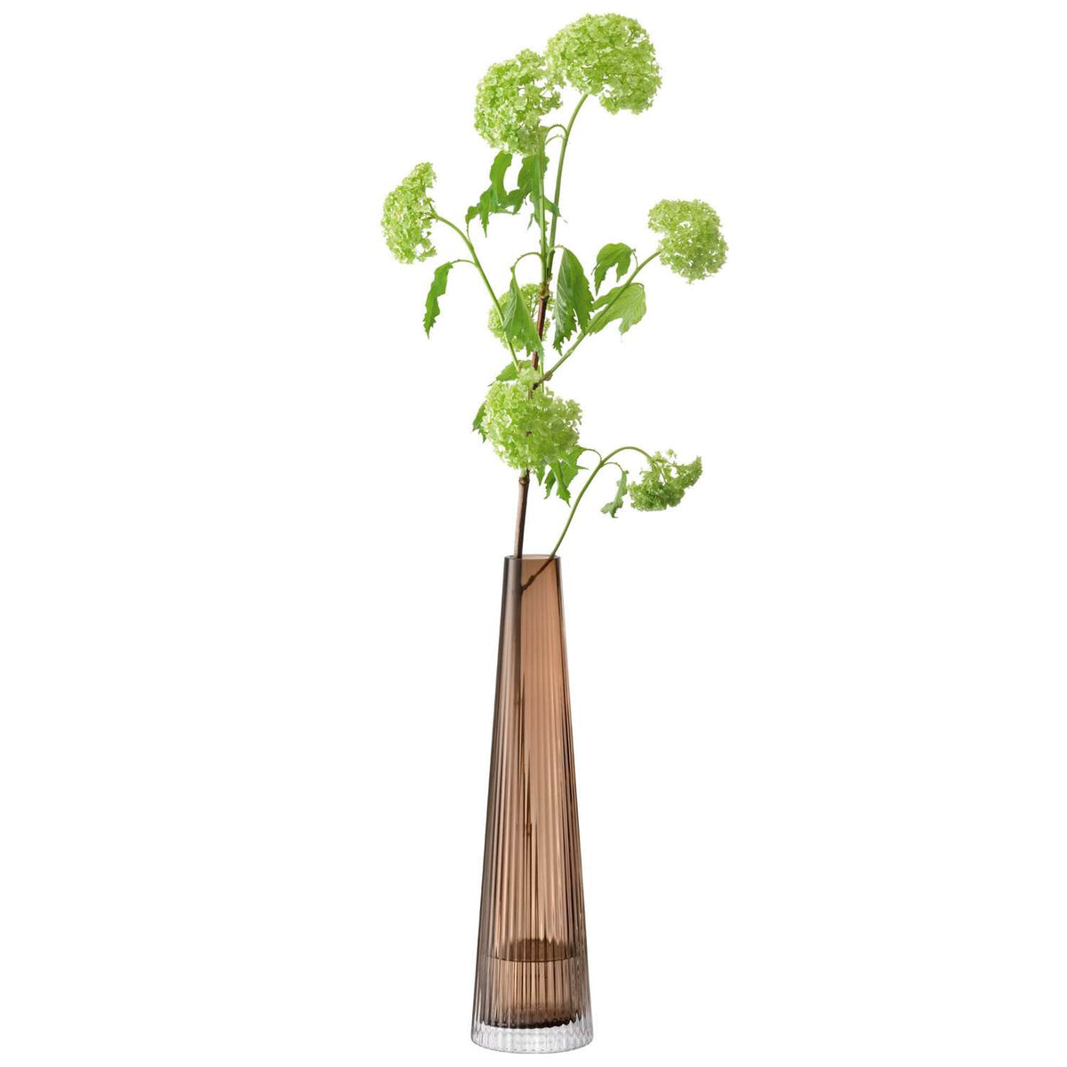 LSA | Candle holder, BEACON, brown, 34 cm