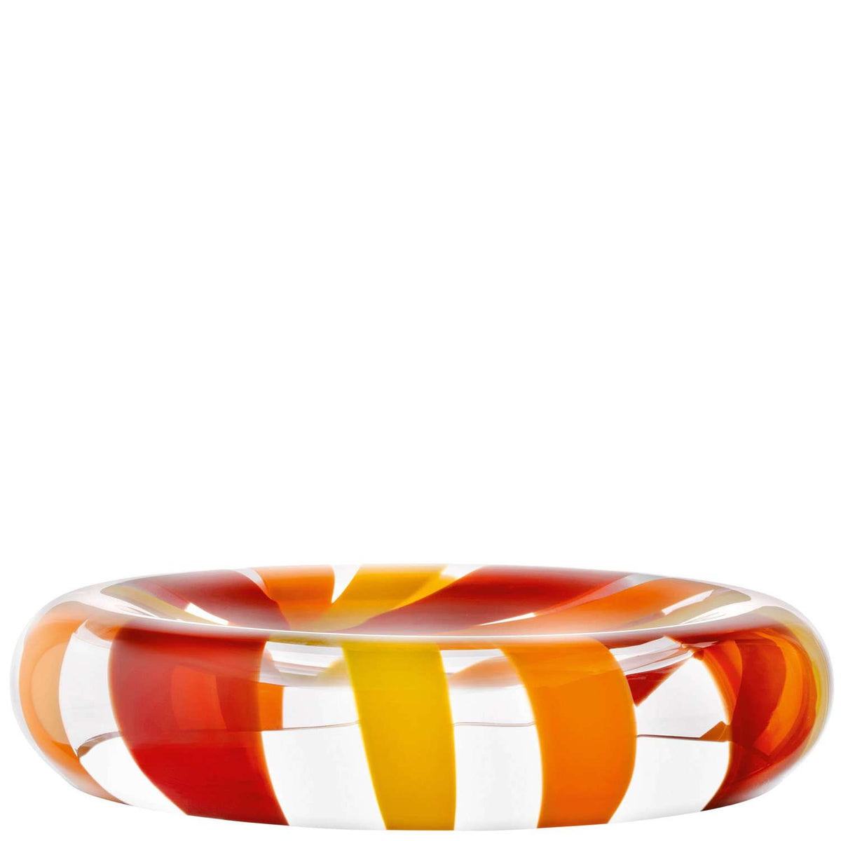 LSA | Serving bowl FOLK, red, Ø36cm