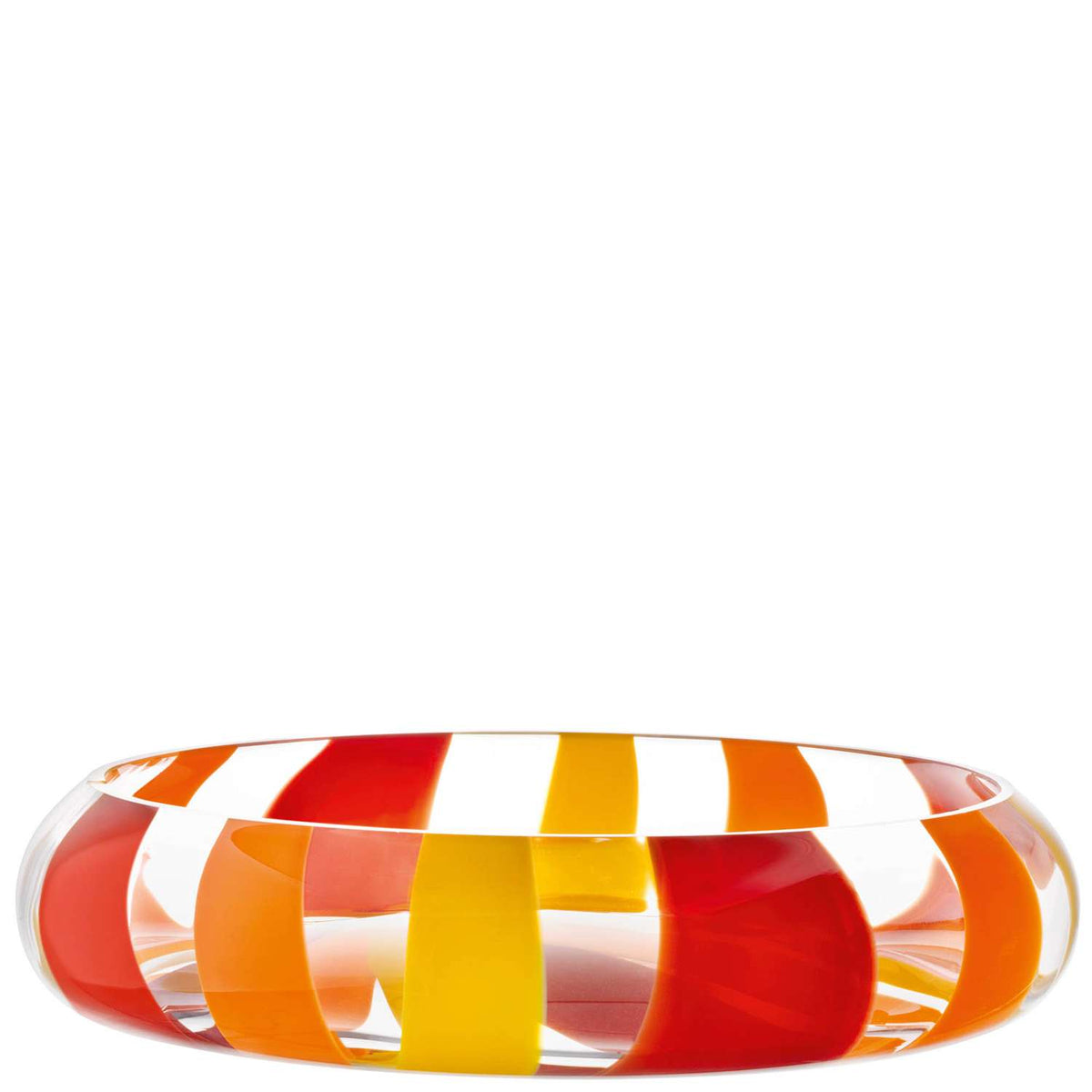 LSA | Serving bowl FOLK, red, Ø36cm