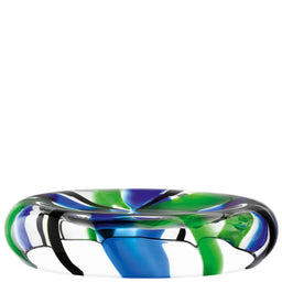 LSA | Serving bowl FOLK, blue, Ø36cm