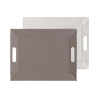 FREEFORM | Tablett, DUO, weiss/taupe