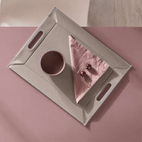 FREEFORM | Tablett, DUO, weiss/taupe