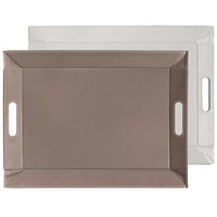 FREEFORM | Tablett, DUO, weiss/taupe