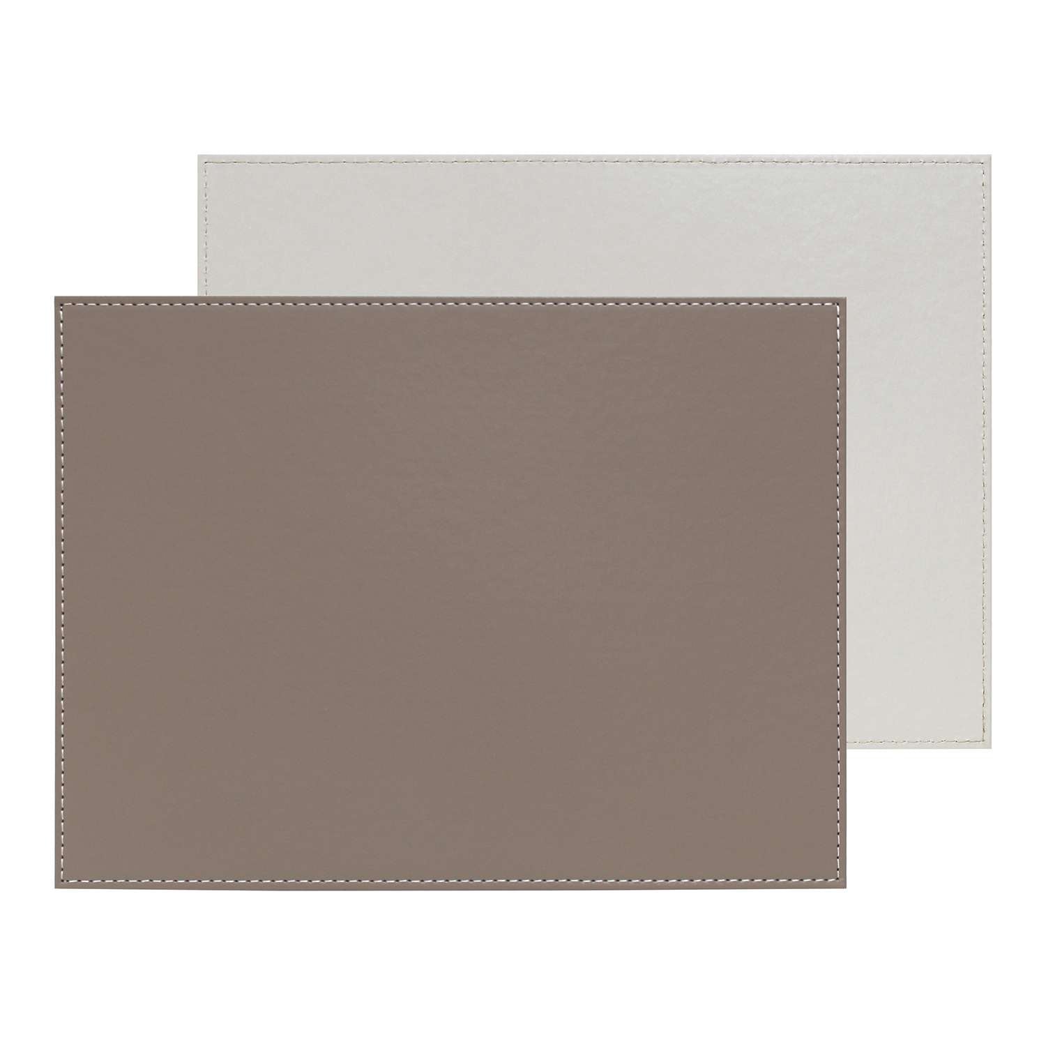 FREEFORM | Platzset, DUO, taupe/weiß, rechteck