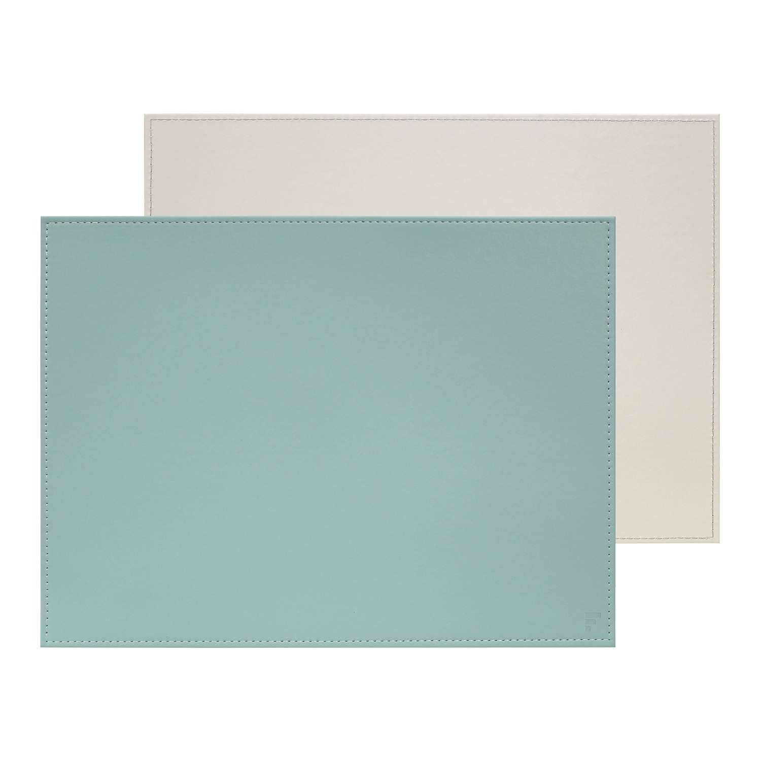 FREEFORM | Platzset, DUO, mint/grau, rechteck