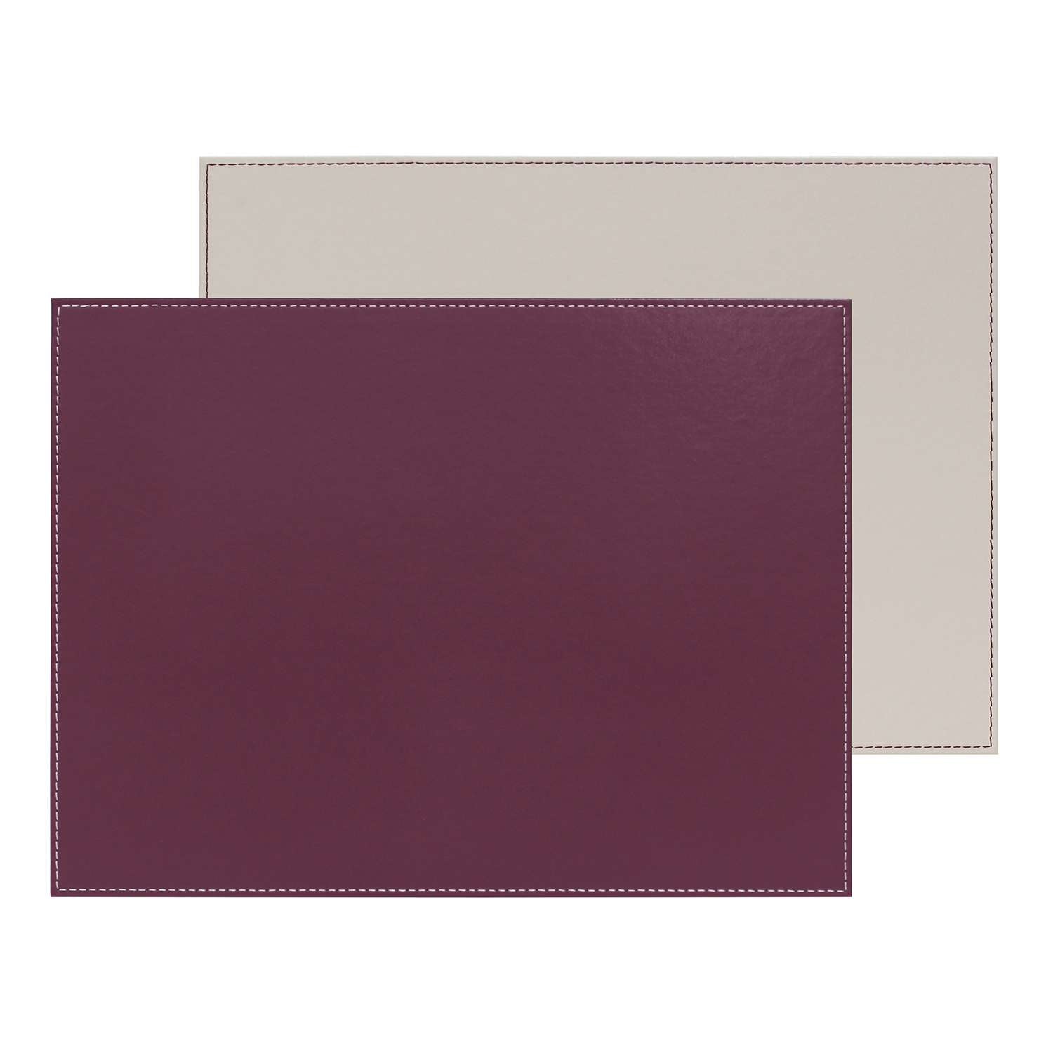FREEFORM | Platzset, DUO, pflaume/elfenbein, rechteck