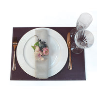 FREEFORM | Platzset, DUO, pflaume/elfenbein, rechteck