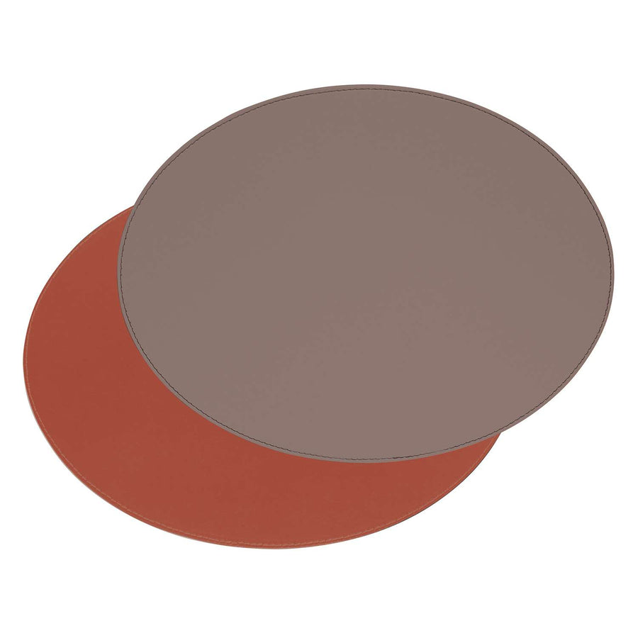FREEFORM | Platzset, DUO, anthrazit/burgund, oval