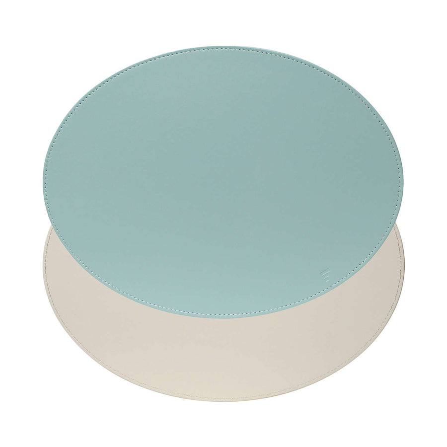 FREEFORM | Platzset, DUO, mint, elfenbein, oval