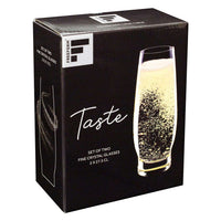 FREEFORM | Sekt-Glas, 2er-Set, klar, 2 x 275 ml