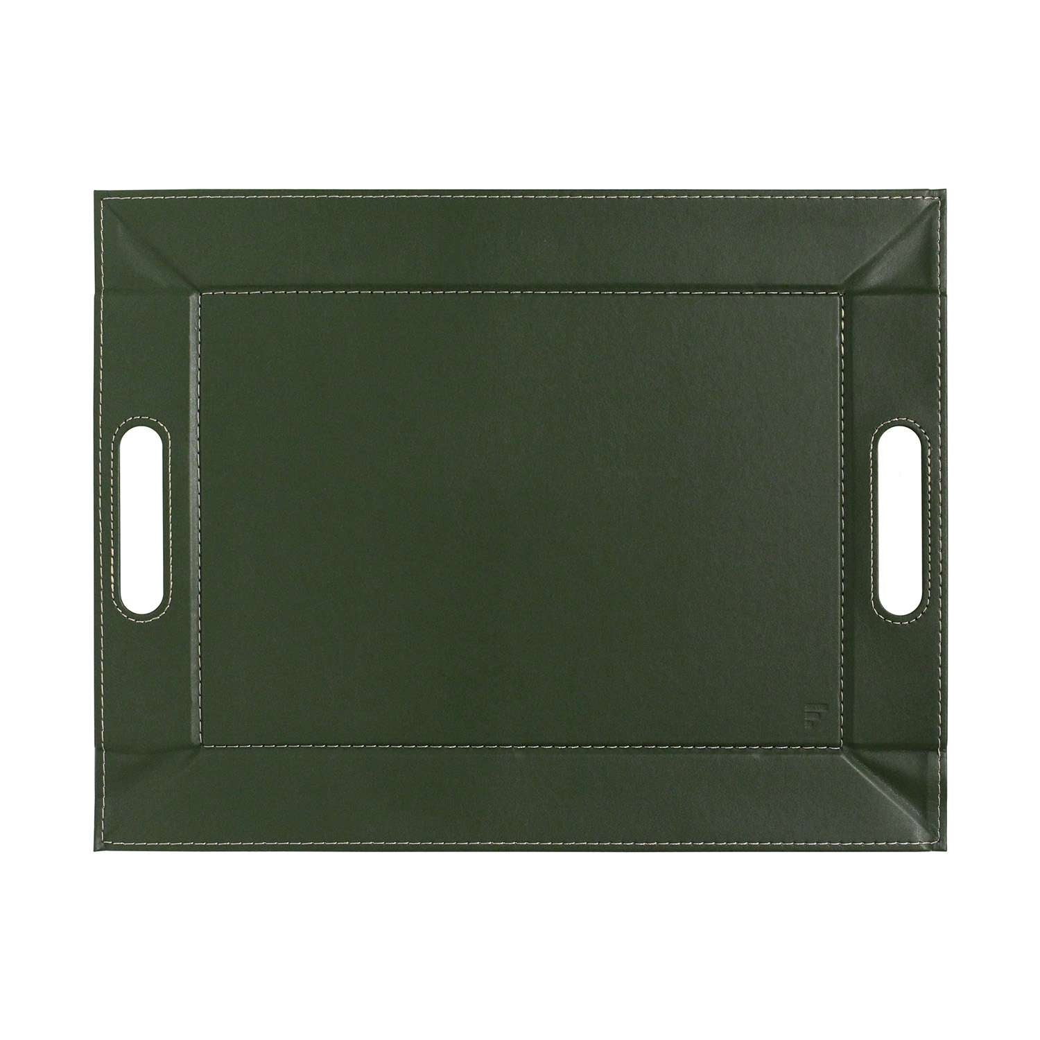 FREEFORM | Tablett, DUO, olive/elfenbein
