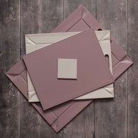 FREEFORM | Platzset, DUO, altrosa/stein, rechteck