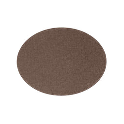 FREEFORM | Tischset, oval, TEXTIL, braun, groß