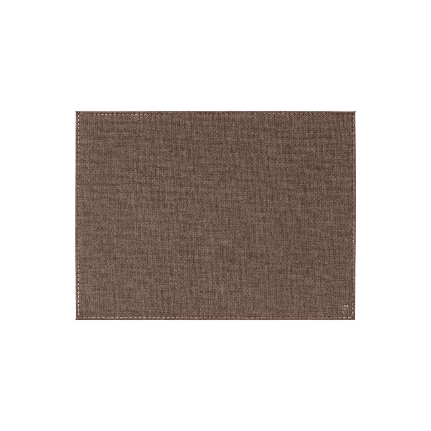 FREEFORM | Tischset, oval, TEXTIL, braun, klein