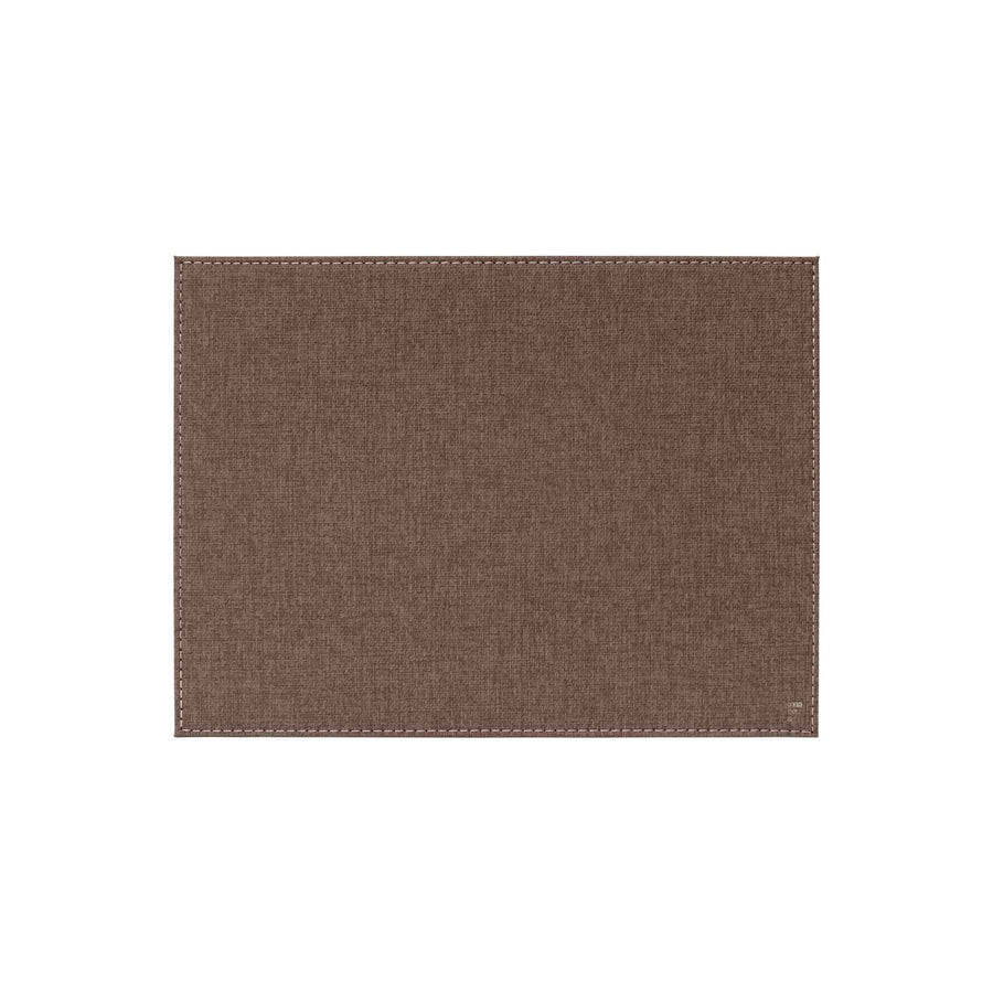 FREEFORM | Tischset, oval, TEXTIL, braun, klein