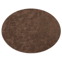 FREEFORM | Tischset, oval, TEXTIL, lederoptik