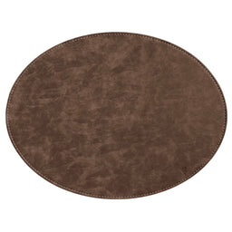 FREEFORM | Tischset, oval, TEXTIL, lederoptik