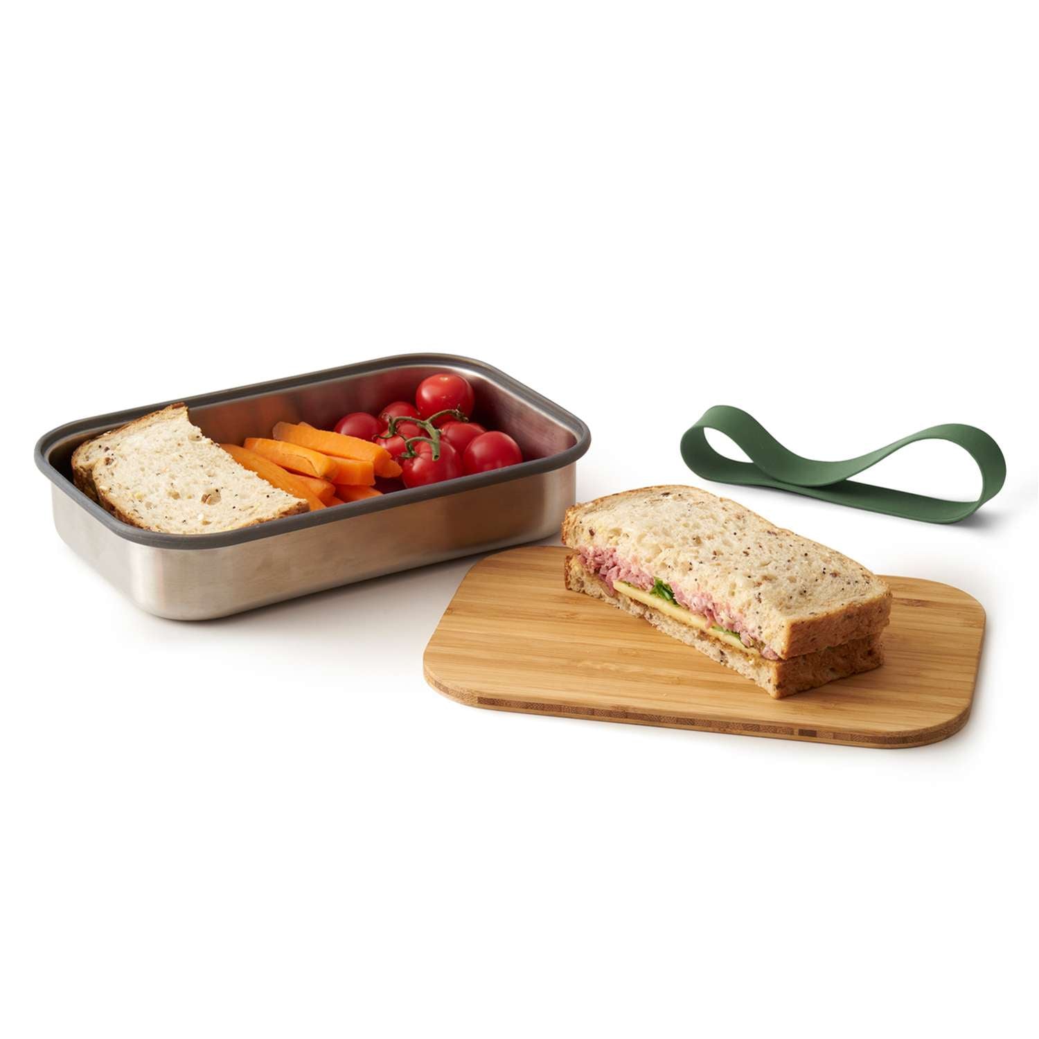 BLACK+BLUM | Lunchbox, Sandwich, olive, 900 ML