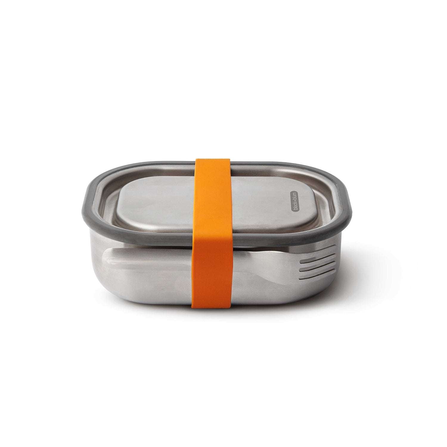 Lunchbox Edelstahl, orange, 600 ml
