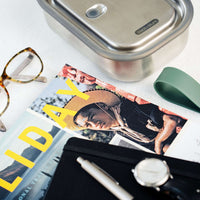 Lunchbox Edelstahl, olive, 600 ml