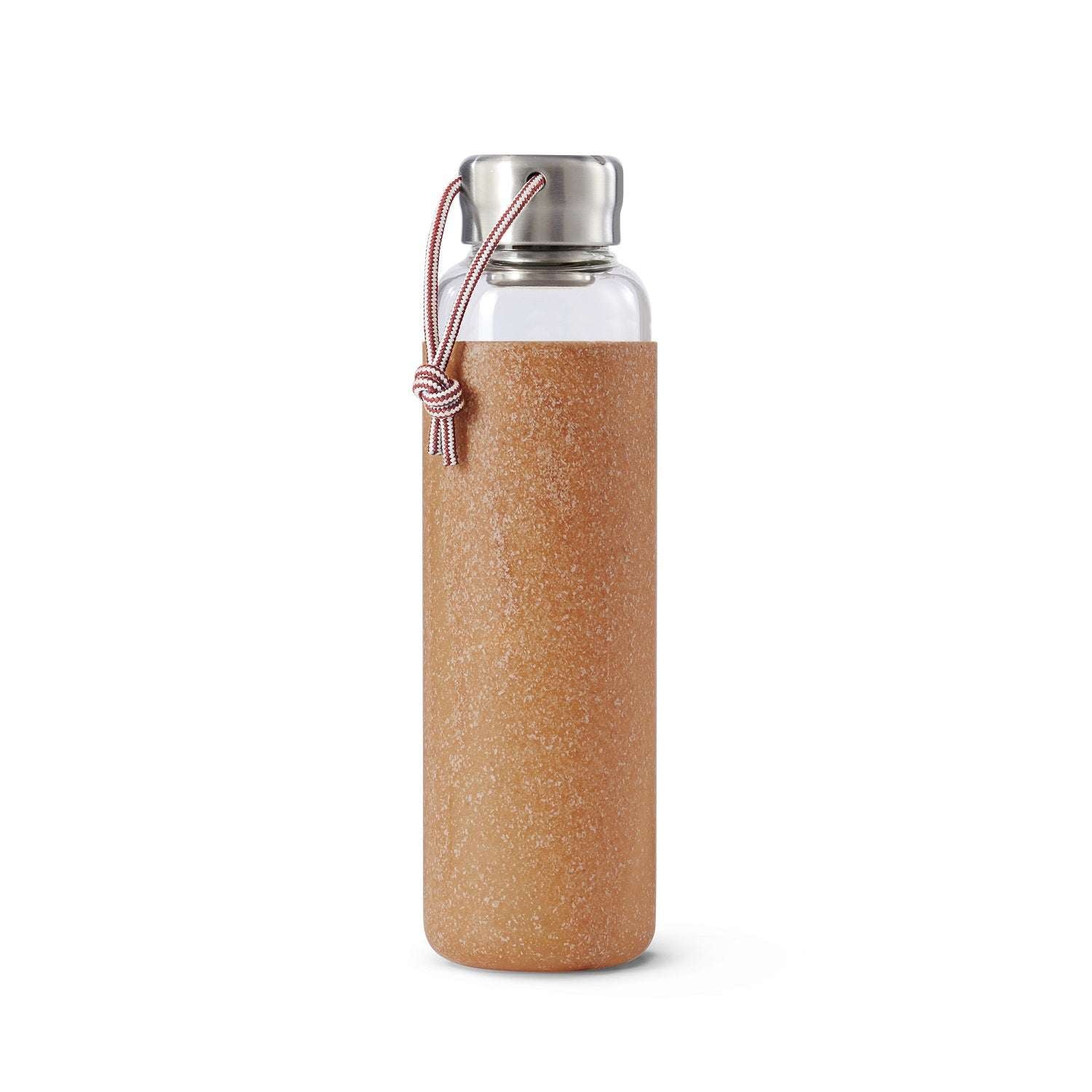 Glas-Wasserflasche, Mandel, 600 ml
