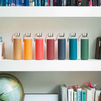 BLACK+BLUM | Trinkflasche, TO-GO GLAS, ozean, 600 m