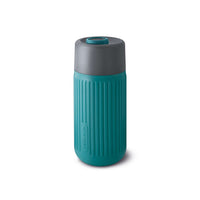 BLACK+BLUM | Kaffeebecher, TO-GO GLAS, blau