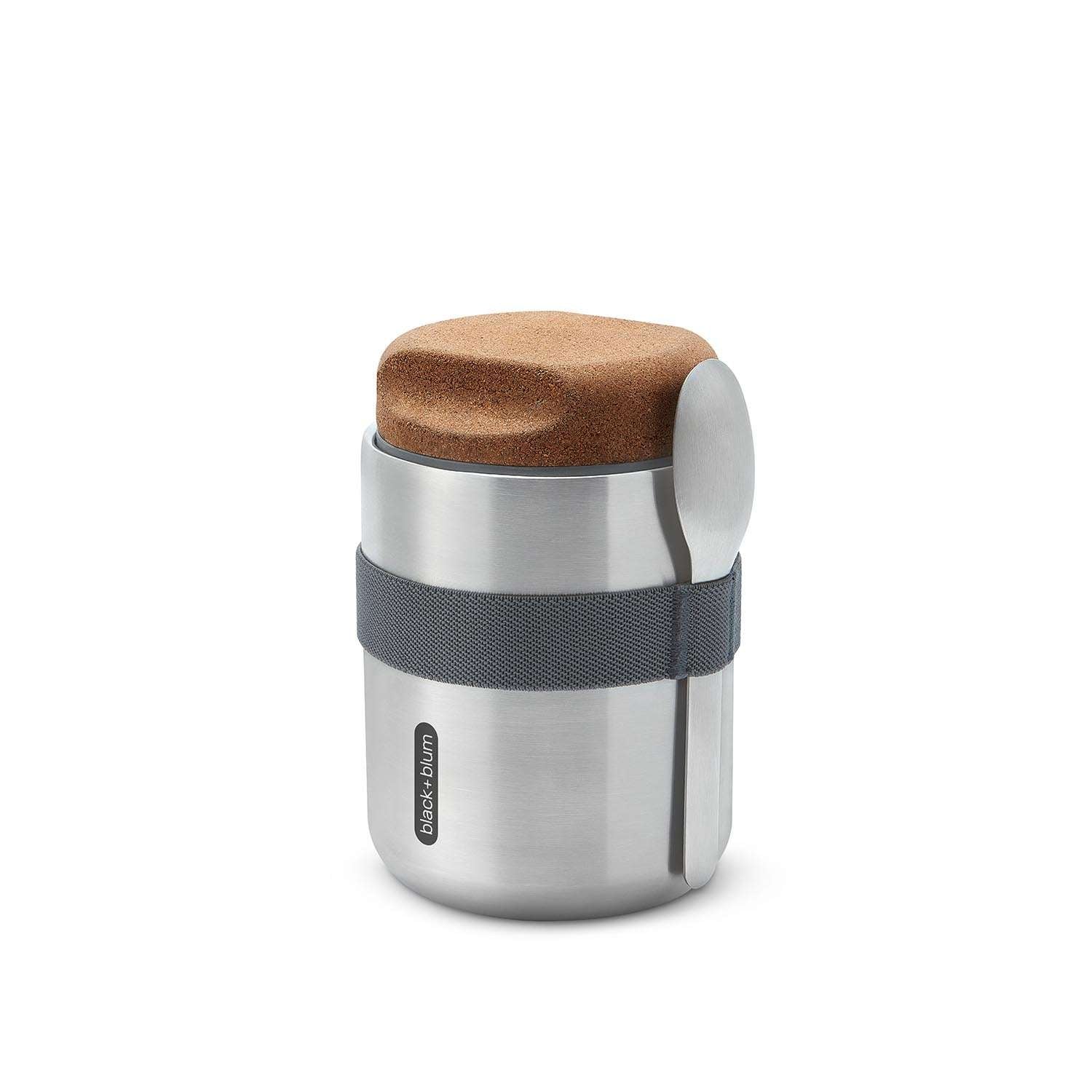 BLACK+BLUM | Lunchbecher, TO GO LUNCH, silber, 550