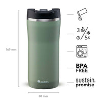 ALADDIN | Thermobecher, BARISTA, grün, 350 ml