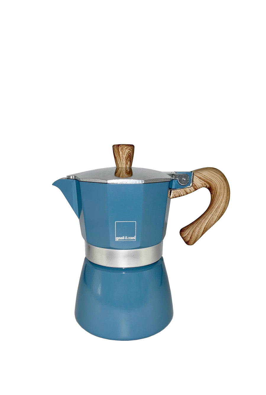 Espressokocher VENEZIA, bluedenim, 3 Tassen