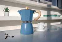 Espressokocher VENEZIA, bluedenim, 3 Tassen