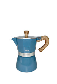 Espressokocher VENEZIA, bluedenim, 9 Tassen