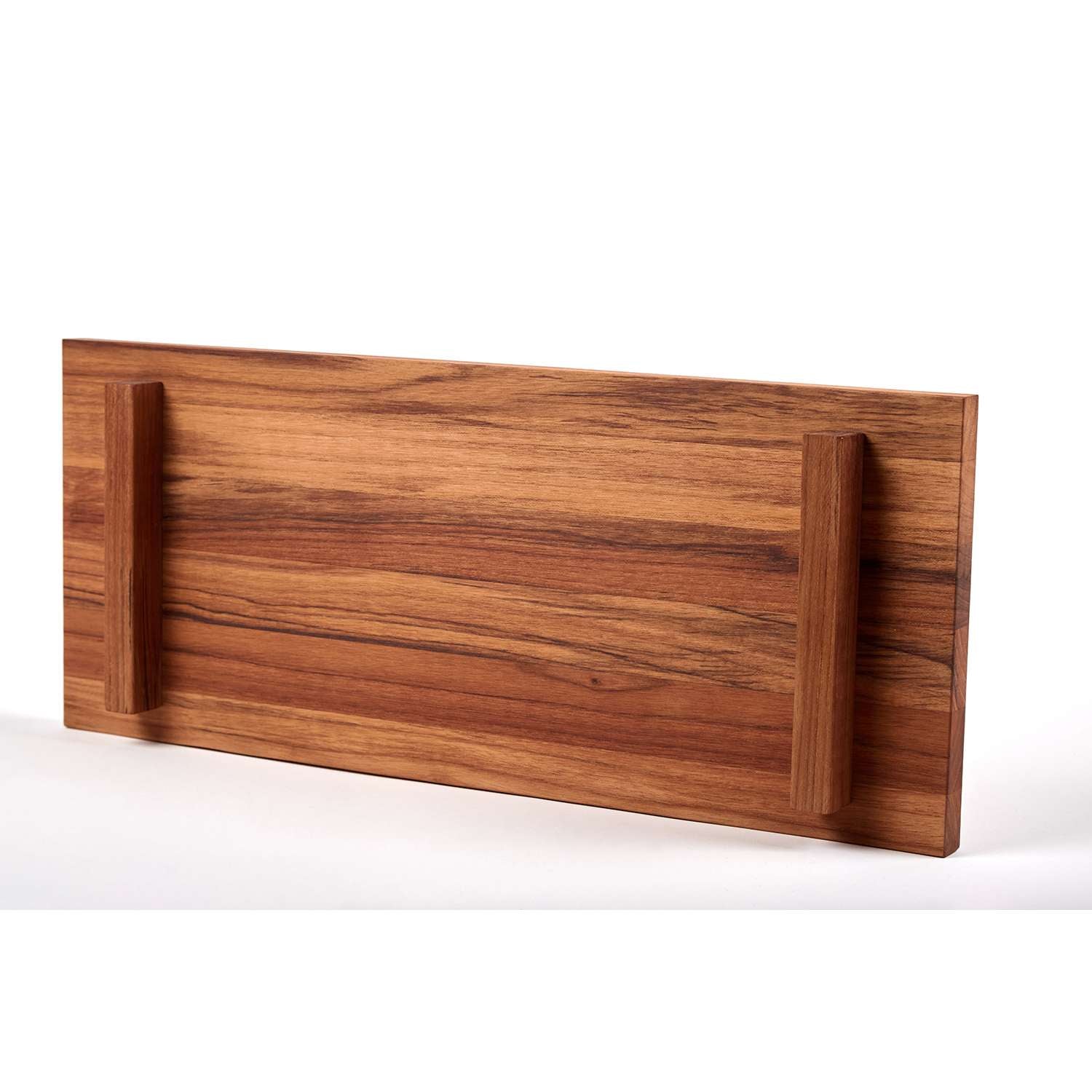 Teakholz-Servierbrett BISTRO auf Füßen, 53 x 22 x 4.6 cm