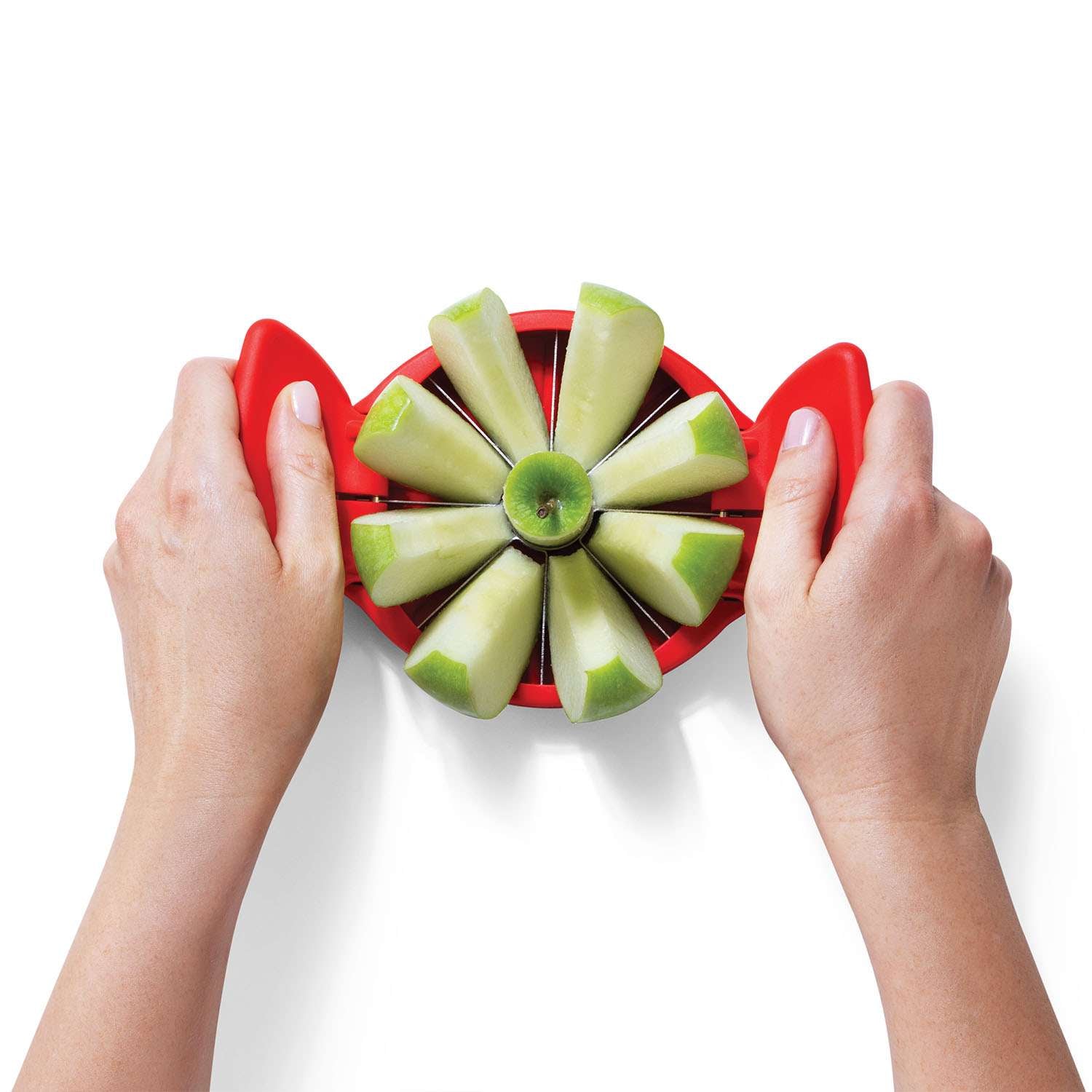 DREAMFARM | Apfelschneider, FLAPPLE, rot, 12,6 cm