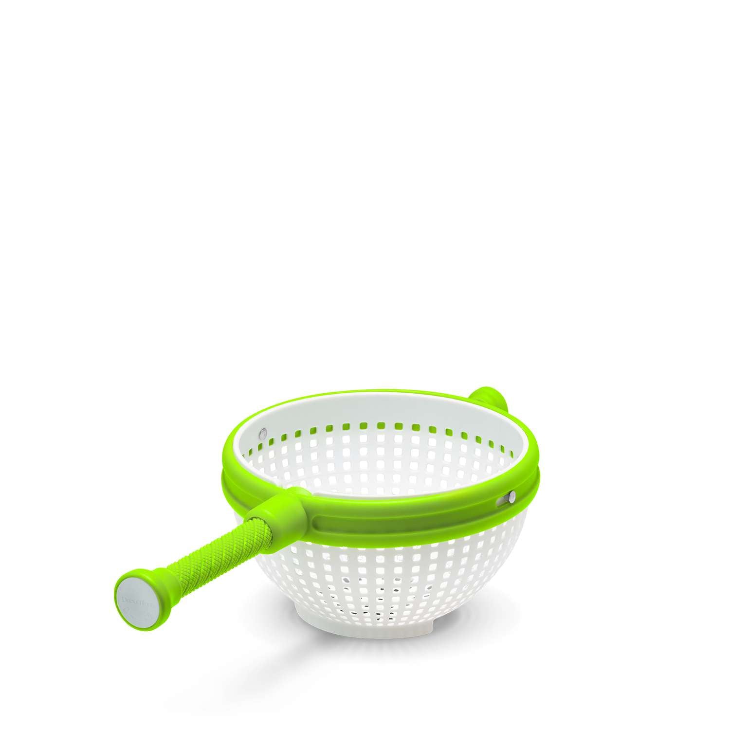 DREAMFARM | Salatschleuder 2in1, SPINA, grün, 3,4 L