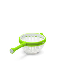 DREAMFARM | Salatschleuder 2in1, SPINA, grün, 3,4 L