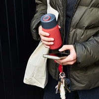 BLACK+BLUM | Kaffeebecher, TO-GO GLAS, blau