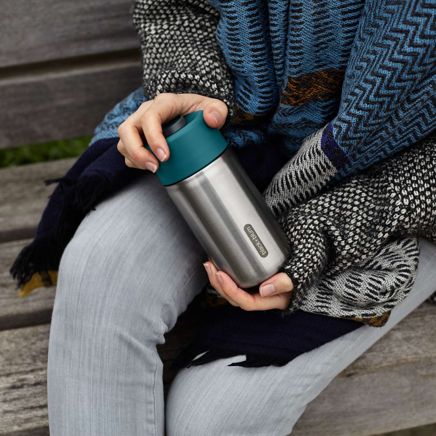 BLACK+BLUM | Thermobecher, TO-GO, orange, 340 ml